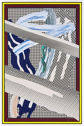Roy Lichtenstein, Reflections on Expressionist Painting (Study), 1990